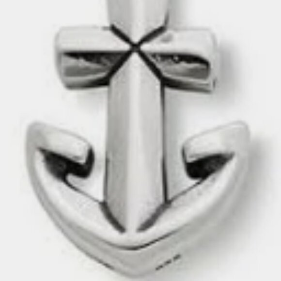 James Avery Jewelry - James Avery Sterling Silver Anchor Cross Charm (Retired) Unisex